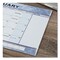 AT-A-GLANCE 12-Month: Jan 2026 to Dec 2026 22 in. x 17 in. Slate Blue Desk Pad - Blue Sheets, Clear Corners